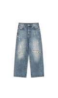 Paint Splatter Distressed Denim